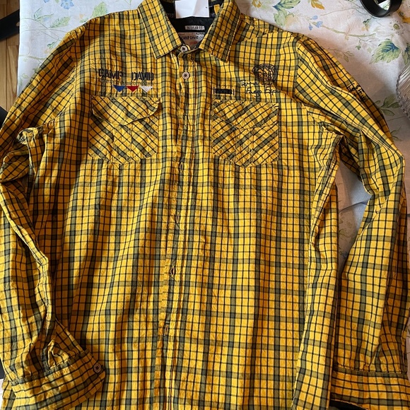 Men’s shirt by Camp David Green Wear XL - Picture 1 of 10